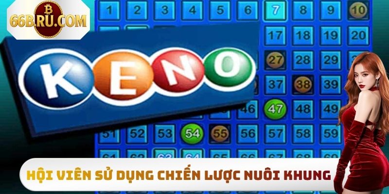 Xổ Số Keno - Cơ Hội Trúng Lớn Đổi Đời Trong Tích Tắc 2025 4 Hội viên sử dụng chiến lược nuôi khung